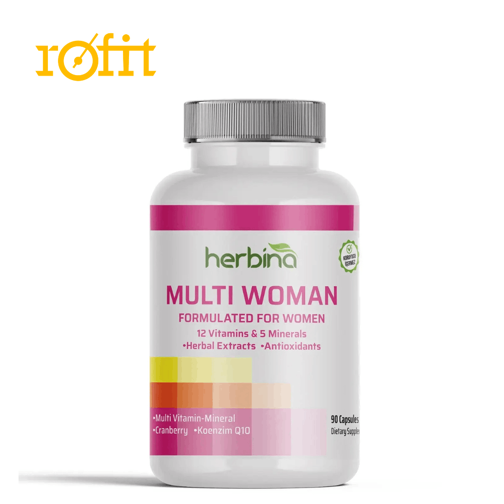 Multi Woman خرید Herbina Multi Woman، مولتی ویتامین و مینرال مخصوص بانوان حاوی 12 ویتامین