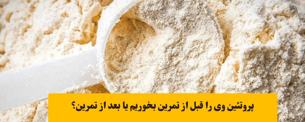 پروتئین وی بعد از تمرین برای ریکاوری عضلات