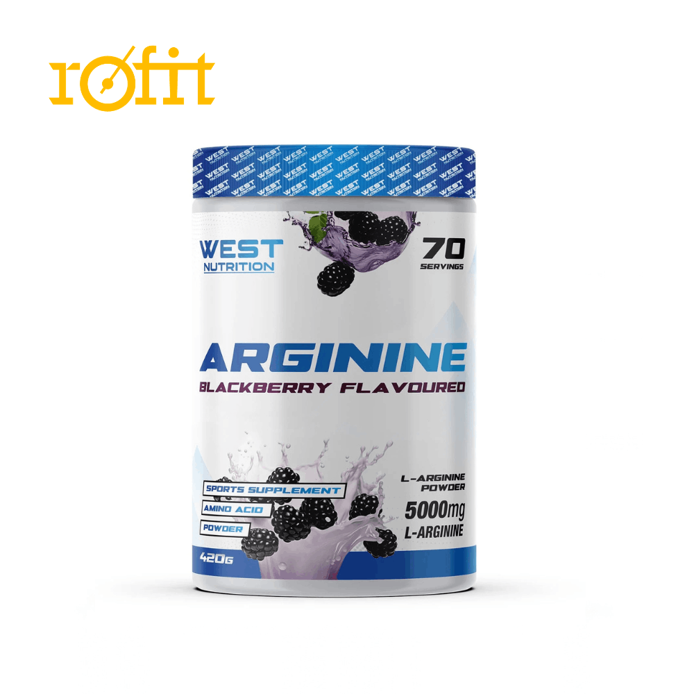 پودر L-Arjinin آرژینین وست نوتریشن 420 گرم با طعم سیب سبز